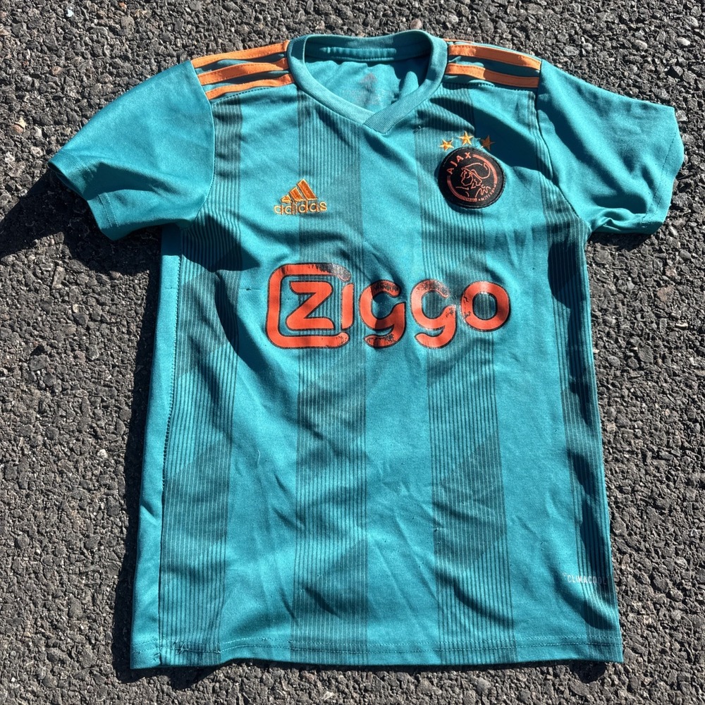 Adidas AJAX Amsterdam Football ZIGGO Soccer Jersey - Youth 14 Size Ziyech
